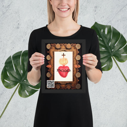 Miracle Sacred Heart of Jesus Poster